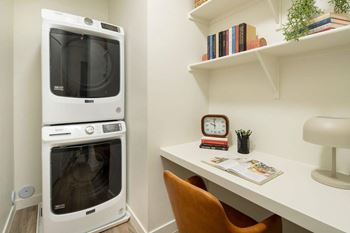 Workstation desk in studio and 1-bedroom homes